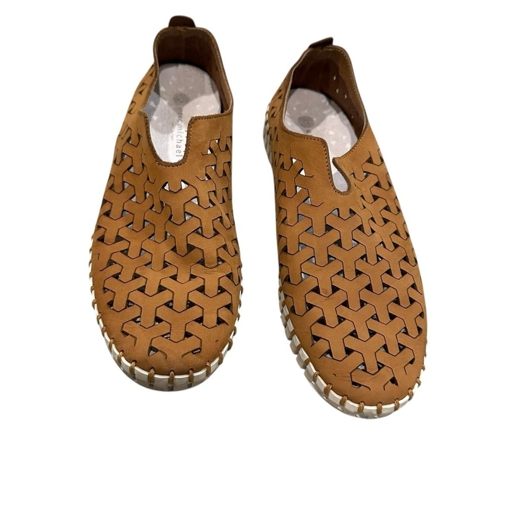 Eric Michael Brown Perforated Slip-On Shoes 40 US 10 - Picture 2 of 11